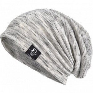 Skullies & Beanies Men Slouch Hollow Beanie Thin Summer Cap Skullcap - Multi Pale1 - CA18ROKQEKZ $11.24