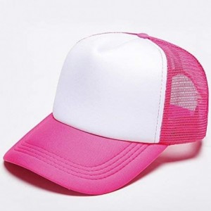 Baseball Caps Custom Ponytail Baseball Cap Personalized Messy Bun Hat Mesh Visor Trucker Hat - Flamingo Lover - CB18HCXXUN9 $...