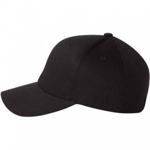 Baseball Caps Structured Twill Cap - 6277 - XL/2XL - Black - CW11D24WJFR $18.84