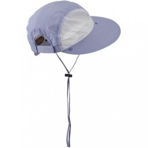 Sun Hats UV 50+ Talson Large Bill Hat with Detachable Flap - Purple - CG11FITPSQL $12.32