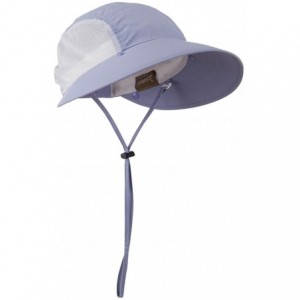 Sun Hats UV 50+ Talson Large Bill Hat with Detachable Flap - Purple - CG11FITPSQL $12.32