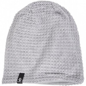 Berets Womens Knit Slouchy Beanie Ribbed Baggy Skull Cap Turban Winter Summer Beret Hat - Comb Pale - CJ198CHD66I $14.66