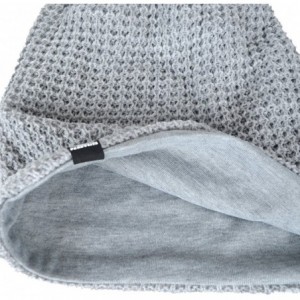 Berets Womens Knit Slouchy Beanie Ribbed Baggy Skull Cap Turban Winter Summer Beret Hat - Comb Pale - CJ198CHD66I $14.66