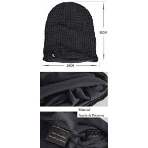 Berets Womens Knit Slouchy Beanie Ribbed Baggy Skull Cap Turban Winter Summer Beret Hat - Comb Pale - CJ198CHD66I $14.66