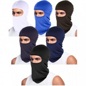 Balaclavas 6 Pieces UV Sun Protection Balaclava Full Face Mask Winter Windproof Ski Mask for Outdoor Motorcycle Cycling - CA1...