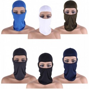 Balaclavas 6 Pieces UV Sun Protection Balaclava Full Face Mask Winter Windproof Ski Mask for Outdoor Motorcycle Cycling - CA1...