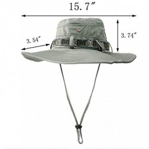 Sun Hats Jungle Camo Boonie Sun Hat Snap Wide Brim Caps Outdoor Fishing Hunting Safari Cap - 11 - CX18QA2ZKIE $16.73