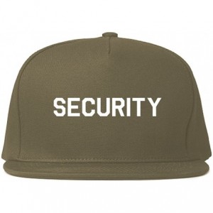 Baseball Caps Event Security Uniform Mens Snapback Hat Cap - C9185R4A7T2 $17.48