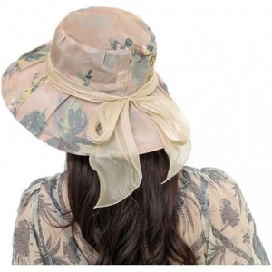 Sun Hats Womens Summer Sunhat with UV Protection Packable Wide Brim Hats - Khaki - CV18EL8226D $9.80