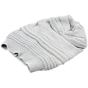 Berets Unisex Plain Long Beanie - Grey - C611T8WIXXJ $10.43