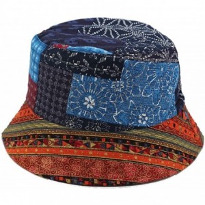 Bucket Hats Leopard Print Bucket Hat Fashion Reversible Design Packable Sun Hat - Red - CO18ZNYRM5E $28.35