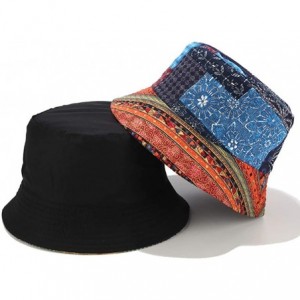 Bucket Hats Leopard Print Bucket Hat Fashion Reversible Design Packable Sun Hat - Red - CO18ZNYRM5E $23.89