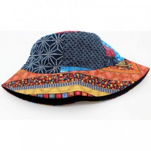 Bucket Hats Leopard Print Bucket Hat Fashion Reversible Design Packable Sun Hat - Red - CO18ZNYRM5E $10.19