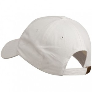 Baseball Caps Maine State Moose Embroidered Washed Dyed Cap - White - CW11P5HWLVL $19.12