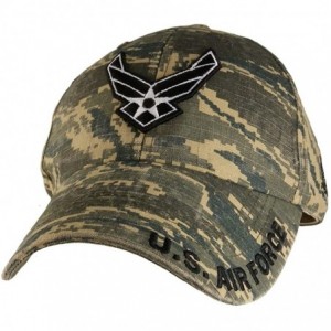 Baseball Caps U.S. Air Force Logo with Text Cap- Digital Camo - C511ND0WVXP $17.76