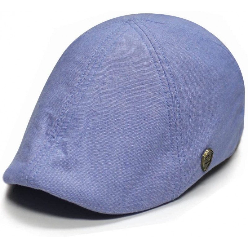 Newsboy Caps Pmv620 Chambray Plain Ivy Cap - Blue (L/xl Size) - CL11CV5XYMZ $16.90