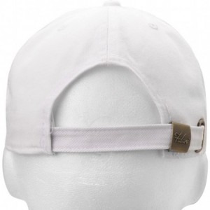 Baseball Caps Classic Baseball Cap Dad Hat 100% Cotton Soft Adjustable Size - White - C011AT3RF07 $12.03