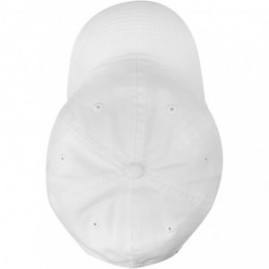 Baseball Caps Classic Baseball Cap Dad Hat 100% Cotton Soft Adjustable Size - White - C011AT3RF07 $12.03