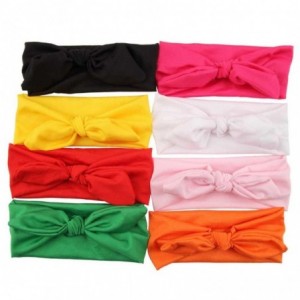 Headbands Elastic Hairband Bandana Headband Decoration - Hot pink - CC18GNG50TA $9.43