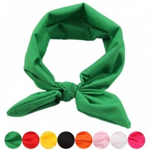 Headbands Elastic Hairband Bandana Headband Decoration - Hot pink - CC18GNG50TA $9.43