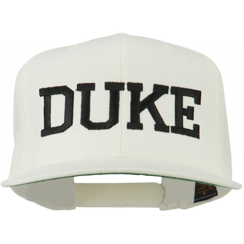 Baseball Caps Halloween Character Duke Embroidered Snapback Cap - Natural - CC11ONYR045 $21.98