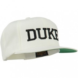 Baseball Caps Halloween Character Duke Embroidered Snapback Cap - Natural - CC11ONYR045 $21.98