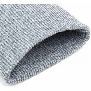 Skullies & Beanies Unisex Baggy Beanies Hip-hop Knitted Hat Solid Winter Keep Warm Slouchy Ski Cap - D - CR18L9SENXU $10.87