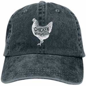 Baseball Caps Funny Farm Farmer Chicken Unisex Vintage Adjustable Cotton Baseball Cap Denim Dad Hat Cowboy Hat - Navy - CA18N...