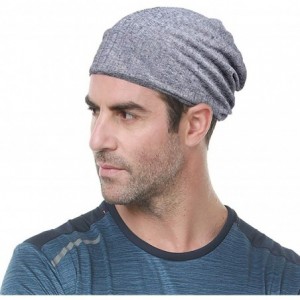 Skullies & Beanies Womens Baggy Soft Slouchy Beanie Hat Stretch Infinity Scarf Head Wrap Cap - 3pcs Black+grey+coffee - CF18U...