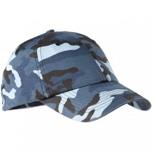 Baseball Caps Adjustable Camo Camouflage Cap Hat in - Navy Camo - CQ11SYW07DX $11.42