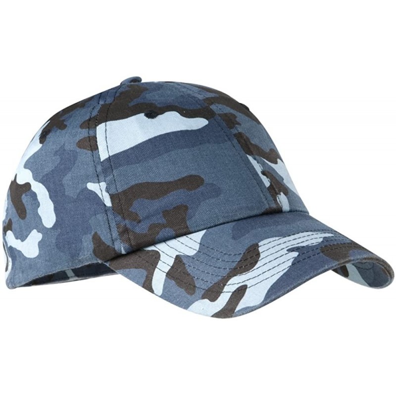 Baseball Caps Adjustable Camo Camouflage Cap Hat in - Navy Camo - CQ11SYW07DX $11.42