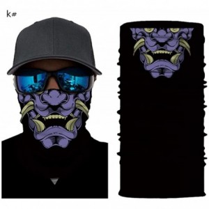 Balaclavas Balaclava Face Mask-Ghost Skull Magic Scarf Bandana Sport Headband for Men - K Balaclavas - CH198D774L5 $11.15