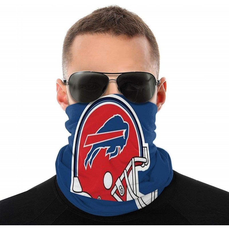 Balaclavas Unisex Balaclava Face Mask Buffalo Bills strong elasticity Windproof Face Cover UV and sun protection bscarf - C01...