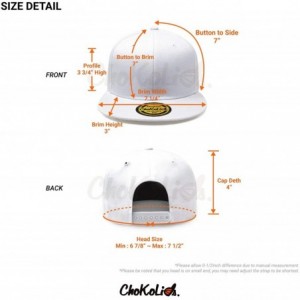 Baseball Caps Flat Visor Snapback Hat Blank Cap Baseball Cap - Black - CH18632L6IQ $12.09