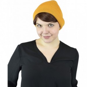 Berets Women's Without Flower Accented Stretch French Beret Hat - Gold - C7125QXXUVN $17.56