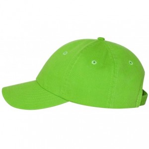 Baseball Caps Custom Dad Soft Hat Add Your Own Embroidered Logo Personalized Adjustable Cap - Neon Green - C61953W9YIH $21.63