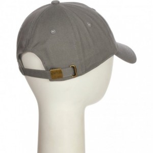 Baseball Caps Custom Hat A to Z Initial Letters Classic Baseball Cap- Light Grey White Black - Letter W - CV18NDNWA3L $30.54