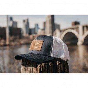 Baseball Caps American Flag USA Snapback Cap - Navy Blue - C518H5D7IMA $19.93