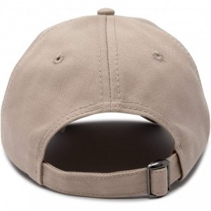 Baseball Caps Youth Childrens Cotton Cap Plain Hat Black Khaki Navy Pink Red White - Khaki - CU12N9NMW7E $8.66