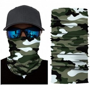 Balaclavas Seamless Rave Bandana for Men Women Neck Gaiter Scarf Dust Wind Balaclava Headwear - Camouflage - CO197T92SIS $11.47