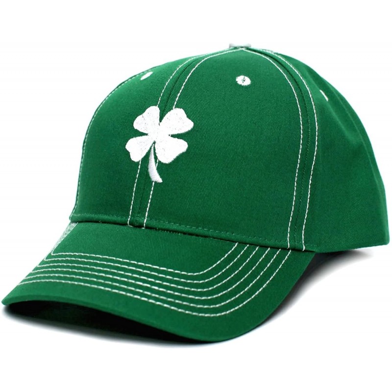 Baseball Caps Ireland Irish Leaf St Patricks Day Embroidered Hat Cap Green - CJ12HGFQ26T $11.88