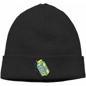 Skullies & Beanies Lemonade Real Lyrical Music Fashion Print Unisex Pullover Hedging Hat Casual Warm Winter Caps - Black - CW...
