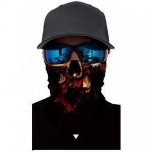 Balaclavas Unisex 3D Skull Printed Balaclava Headwear Multi Functional Face Mask for Outdoor Cycling Riding Motorcycle - C319...