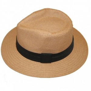 Baseball Caps Fashion Man Summer Golf Sun Hat Panama Cap - New - Light Brown - C511NLJGIRN $21.08