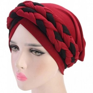 Skullies & Beanies Turban Hat Chemo Cap Beanie Skullies Sport Hair Wrap Yoga Head wrap for Women - 4 - C718ZM5E8H6 $10.44