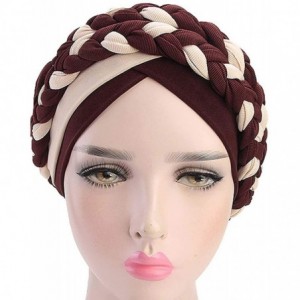 Skullies & Beanies Turban Hat Chemo Cap Beanie Skullies Sport Hair Wrap Yoga Head wrap for Women - 4 - C718ZM5E8H6 $10.44