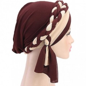 Skullies & Beanies Turban Hat Chemo Cap Beanie Skullies Sport Hair Wrap Yoga Head wrap for Women - 4 - C718ZM5E8H6 $10.44