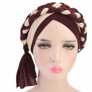 Skullies & Beanies Turban Hat Chemo Cap Beanie Skullies Sport Hair Wrap Yoga Head wrap for Women - 4 - C718ZM5E8H6 $10.44