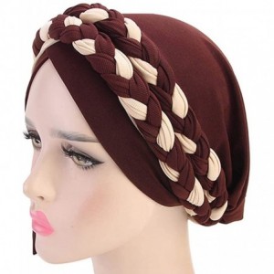 Skullies & Beanies Turban Hat Chemo Cap Beanie Skullies Sport Hair Wrap Yoga Head wrap for Women - 4 - C718ZM5E8H6 $10.44