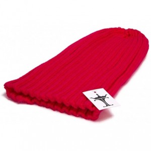 Skullies & Beanies Winter Ribbed Pocket Beanies - Red - C211P5L1BBX $8.07